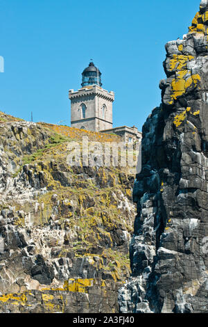 Robert Stevenson's faro sull isola di maggio. Fife, Scozia Foto Stock