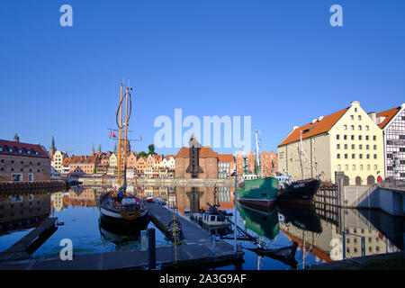 Marina - Impressioni da Danzica Danzica (in tedesco) una città portuale sulla costa baltica della Polonia Foto Stock