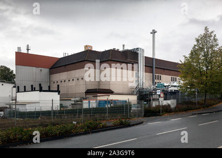 Wilke Waldecker Fleisch- und Wurstwaren GmbH & Co. KG, ispezione degli alimenti del distretto Waldeck-Frankenberg (Nord Hesse) ha chiuso la fabbrica. Foto Stock