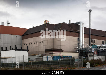 Wilke Waldecker Fleisch- und Wurstwaren GmbH & Co. KG, ispezione degli alimenti del distretto Waldeck-Frankenberg (Nord Hesse) ha chiuso la fabbrica. Foto Stock
