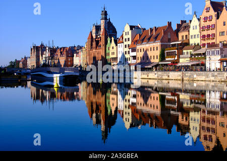 Impressioni da Danzica Danzica (in tedesco) una città portuale sulla costa baltica della Polonia Foto Stock