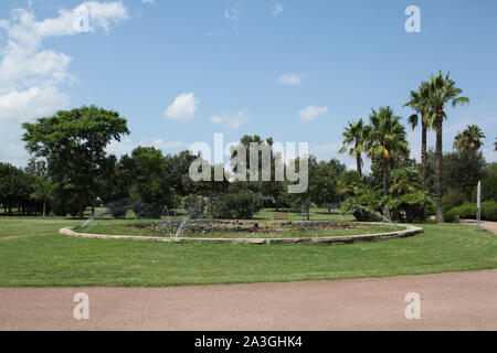 Un parco di Olbia, Sardegna, Italia. Foto Stock