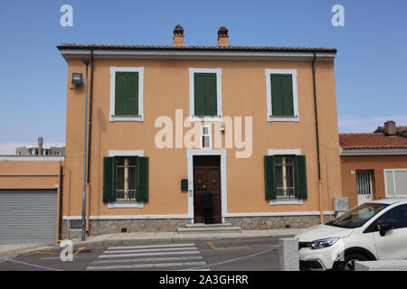 Una casa italiana di Olbia, Sardegna, Italia Foto Stock