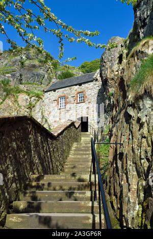 Regno Unito, Scozia, Highland, Dumbarton, Dumbarton Castle, Guardiola Foto Stock