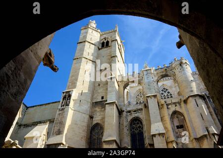 Francia, Aude, Narbonne, Narbonne Cattedrale (Cath?drale Saint-Just-et-Saint-Pasteur de Narbonne) Foto Stock