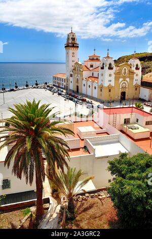 Basilica de Nuestra Senora de Candelaria, Santuario, candelaria, Tenerife, Isole Canarie, Spagna Foto Stock