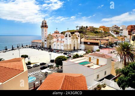 Basilica de Nuestra Senora de Candelaria, Santuario, candelaria, Tenerife, Isole Canarie, Spagna Foto Stock