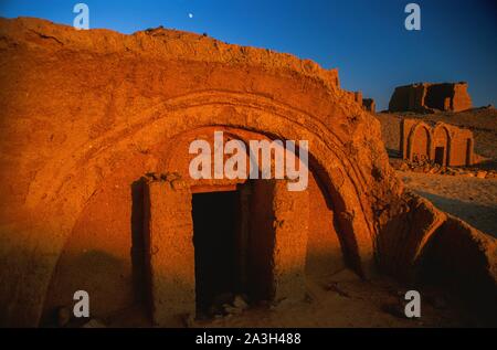 Egitto, Kharga Oasis, Necropoli Paleocristiana Baqawat in Kharga Oasis Foto Stock