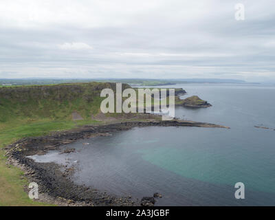 Giants Causeway, Bushmills, Co. Antrim, Irlanda del Nord Foto Stock