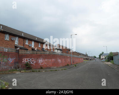 Conway Street, Area Shankhill, West Belfast Foto Stock