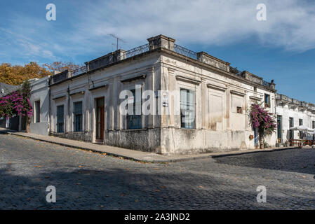 Il quartiere storico di Colonia del Sacramento, Uruguay Foto Stock