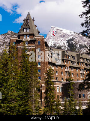 Molle di Fairmont Hotel, Banff, Alberta Foto Stock