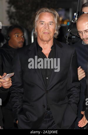 Don Johnson assiste la 63rd BFI London Film Festival, American Express di Gala per lo screening di 'i coltelli sono tenuti presso l' Odeon Luxe, Leicester Square a Londra. Foto Stock