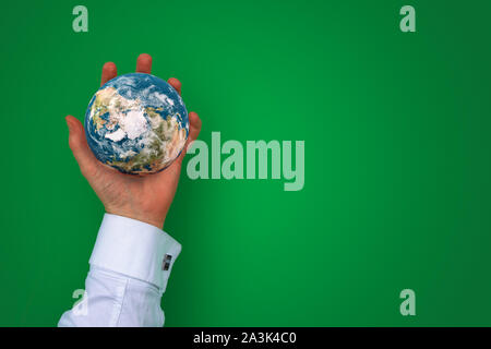 Salvare il pianeta, illustrazione Foto Stock