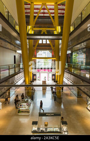Barcellona; Las Arenas, Einkaufszentrum Innenansicht, Foto Stock