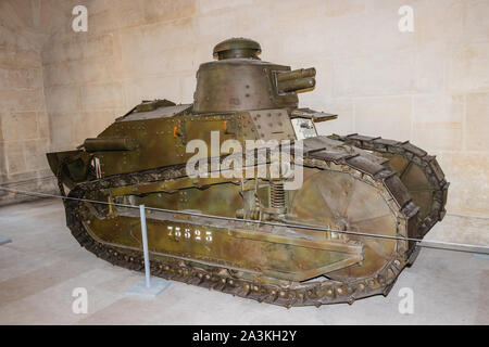 La Renault FT nel Musée de l'Armée (Esercito Museo), Paris Foto Stock