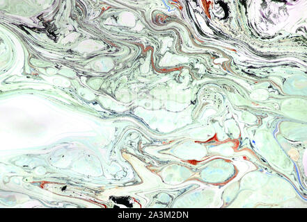 Marmorizzazione pallido pattern. Marmo texture liquida. Foto Stock