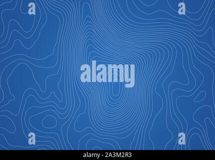 Mappa Mopographic. La stilizzata altezza del profilo topografico in linee e contorni. Illustrazione Vettoriale Illustrazione Vettoriale