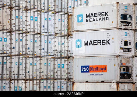 Bremerhaven Seaport, la libera città anseatica di Brema, Germania, Europa Foto Stock