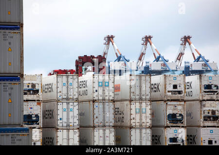 Bremerhaven Seaport, la libera città anseatica di Brema, Germania, Europa Foto Stock