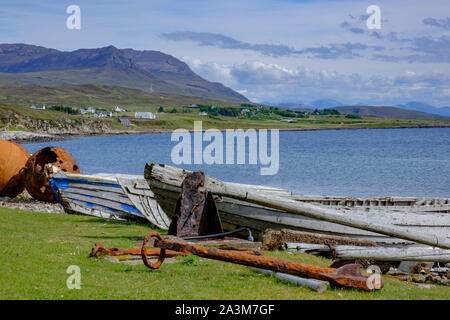 Polbain Achiltibuie Badentarbat Bay Ross-shire Highlands della Scozia Foto Stock