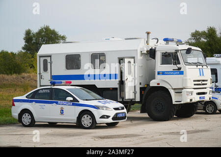 Samara, Russia - Agosto 17, 2019: Russo auto della polizia Foto Stock