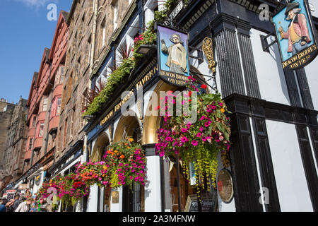 Il diacono Brodie's Tavern sulla Lawnmarket in Edinburgh Foto Stock