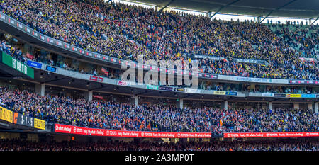 2019 Australian Rules Football League AFL Grand Final maggiore Western Sydney GWS Richmond a Melbourne Cricket Ground MCG Victoria Australia. Foto Stock