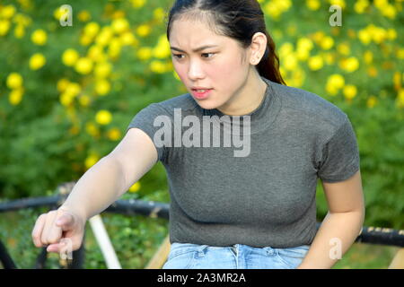 Mad piuttosto diverse femmina adulta Foto Stock