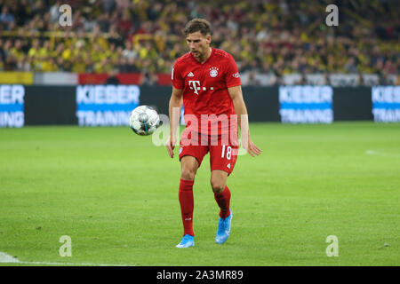 DORTMUND, Germania - Agosto 03, 2019: Leon Goretzka (Bayern Munchen) nella foto durante la finale di 2019/20 supercoppa tedesca. Foto Stock