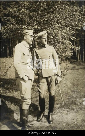 Józef Klemens Piłsudski (5 dicembre 1867 - 12 Maggio 1935) - uomo politico polacco Foto Stock