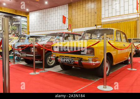 Museo delle Automobili del socialismo - Peshtera, Pazardzhik Regione, Bulgaria - 10 ottobre 2019. Le automobili prodotte dai paesi dell'ex campo socialista Foto Stock