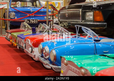 Museo delle Automobili del socialismo - Peshtera, Pazardzhik Regione, Bulgaria - 10 ottobre 2019. Le automobili prodotte dai paesi dell'ex campo socialista Foto Stock