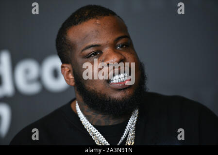 Maxo Kream assiste il Savage x Fenty gli arrivi durante la settimana della moda di New York presso Barclays Center il 10 settembre 2019 a New York City. Foto Stock