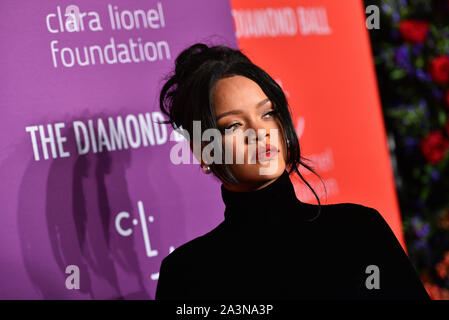 Quinto annuale Clara Lionel Fondazione sfera di Diamante, arrivi, Cipriani Wall Street, New York, Stati Uniti d'America - 12 set 2019 - Rihanna Foto Stock