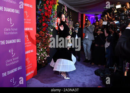 Quinto annuale Clara Lionel Fondazione sfera di Diamante, arrivi, Cipriani Wall Street, New York, Stati Uniti d'America - 12 set 2019 - Rihanna Foto Stock