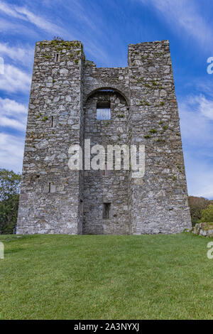 Audley's Tower, Castle Ward, Strangford contea di Down, Irlanda del Nord Foto Stock