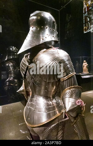 Mostra speciale "l'Ultimo Cavaliere: l'arte, Armor e l ambizione di Massimiliano I' presso il Metropolitan Museum of Art di New York City, Stati Uniti d'America Foto Stock