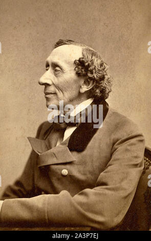Hans Christian Andersen (1805 - 1875) autore danese Foto Stock
