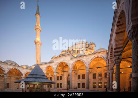 La Moschea Fatih, Istanbul, Turchia Foto Stock