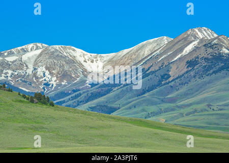 Lima picchi e colline vicino a lima, montana Foto Stock