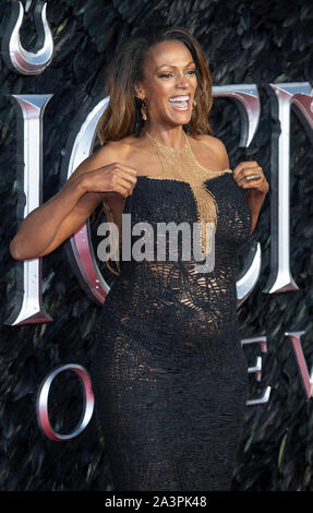 Londra - Inghilterra - Ott 9. Judi Shekoni assiste il 'Maleficent: padrona del male' Premiere europeo al BFI Imax, Waterloo, Londra, Inghilterra il 9 ottobre 2019. Gary Mitchell/Alamy Live News Foto Stock