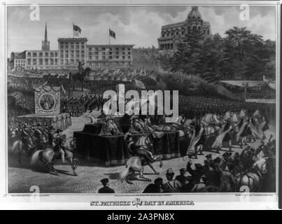 San Patrizio giorno in America Foto Stock