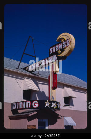 Stine il Nite Club segno, Malta, Montana Foto Stock