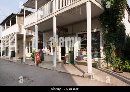 Store in Locke, una comunità non costituite in società nel Sacramento/San Joaqin River Delta in California Foto Stock