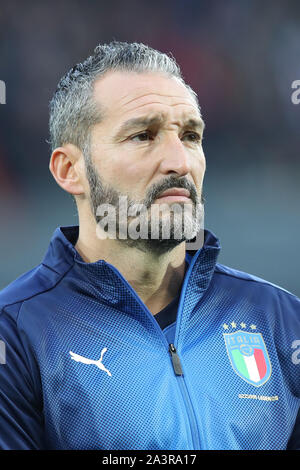 07 ottobre 2019, il Land della Baviera, Fürth: Calcio: DFB-All-Stars contro l'Italia in Sportpark Ronhof Thomas Sommer. L'italiano Gianluca Zambrotta. Foto: Daniel Karmann/dpa Foto Stock