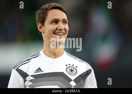 07 ottobre 2019, il Land della Baviera, Fürth: Calcio: DFB-All-Stars contro l'Italia in Sportpark Ronhof Thomas Sommer. Il tedesco Philipp Wollscheid. Foto: Daniel Karmann/dpa Foto Stock