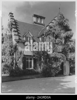 Sunnyside restauro, Washington Irving House, Tarrytown, New York. Foto Stock