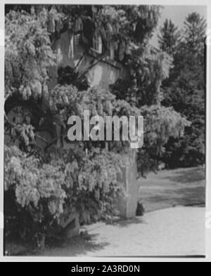 Sunnyside restauro, Washington Irving House, Tarrytown, New York. Foto Stock