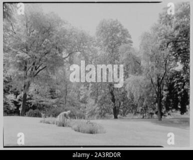 Sunnyside restauro, Washington Irving House, Tarrytown, New York. Foto Stock